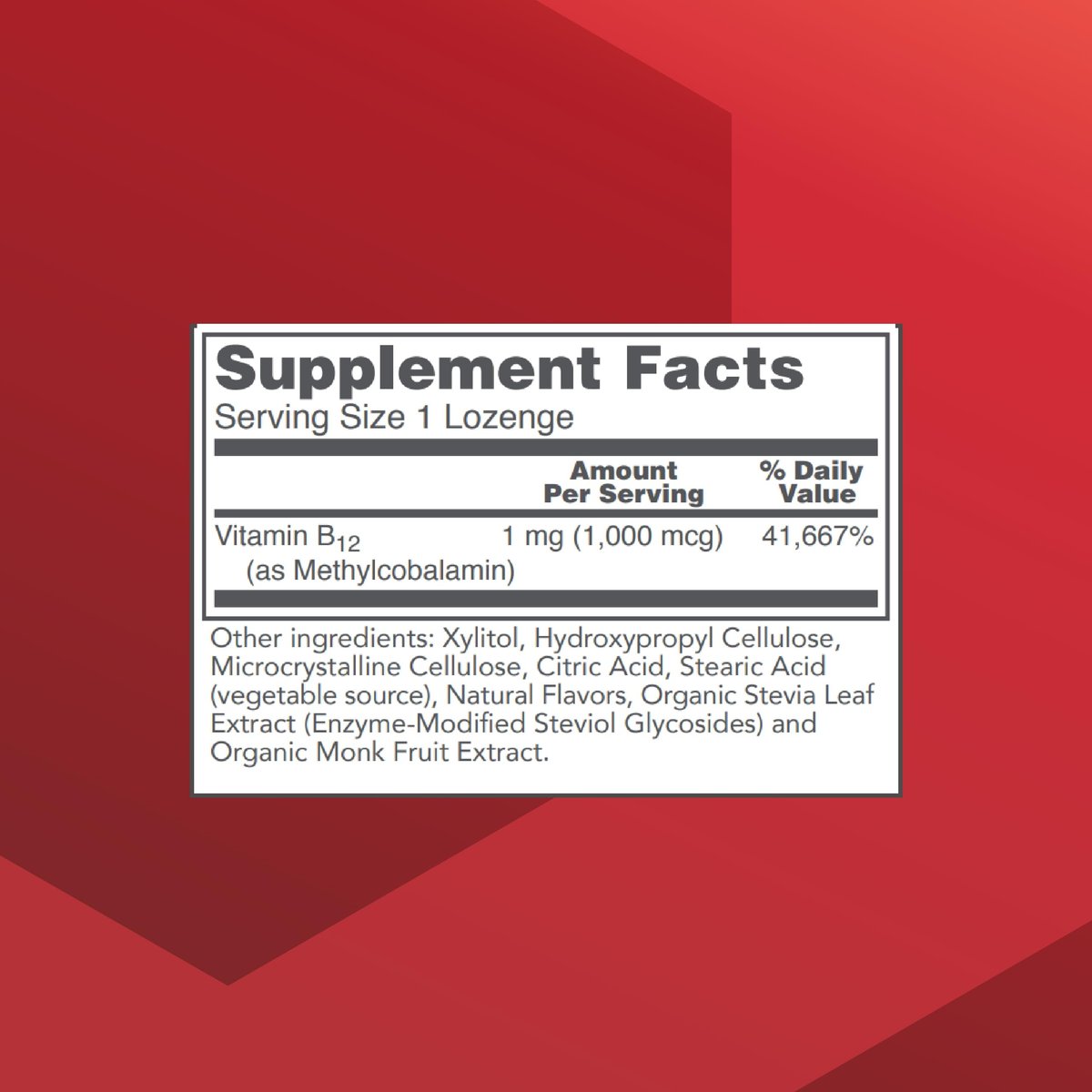PROTOCOL FOR LIFE BALANCE Methyl B12 1.000 mcg – Vitamin B12 für Homocystein-Stoffwechsel – Unterstützt Gehirngesundheit & Nervensystem – Koscher, Halal & Vegan – 100 Lutschtabletten