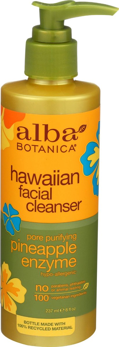 Alba Botanica Hawaiian Enzym-Gesichtsreiniger mit Ananas, 237 ml