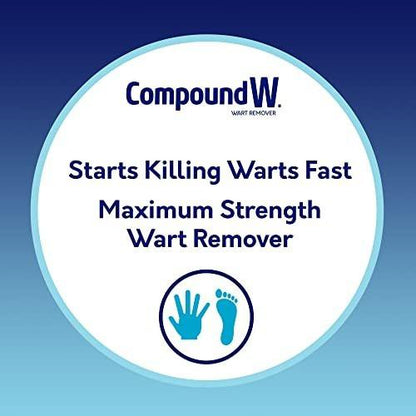 Compound W Maximum Strength One Step Invisible Warzenentferner-Streifen, 14 Stück