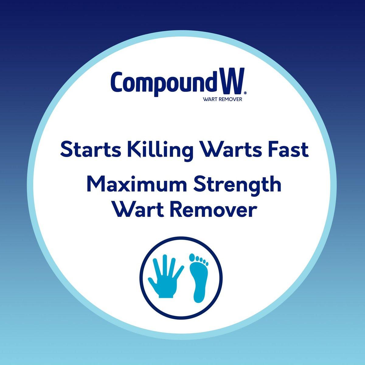 Compound W Maximum Strength One Step Invisible Warzenentferner-Streifen, 14 Stück
