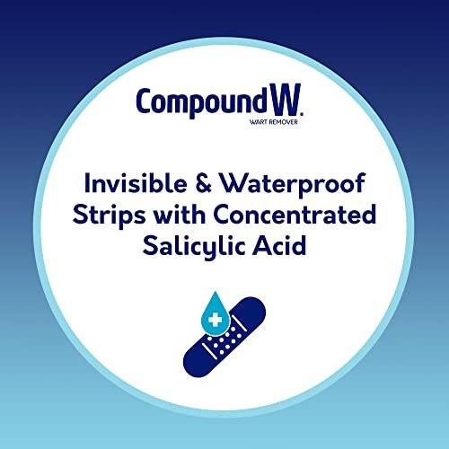 Compound W Maximum Strength One Step Invisible Warzenentferner-Streifen, 14 Stück