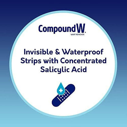 Compound W Maximum Strength One Step Invisible Warzenentferner-Streifen, 14 Stück