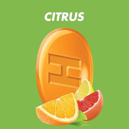 HALLS Defense Assorted Citrus Vitamin C Drops, 180er Pack – Immunstärkende Lutschbonbons mit Vitamin C