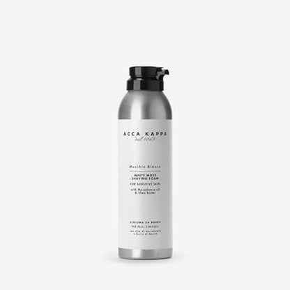 ACCA KAPPA White Moss Rasierschaum – Feuchtigkeitsspendender Schaum für empfindliche Haut (200 ml)