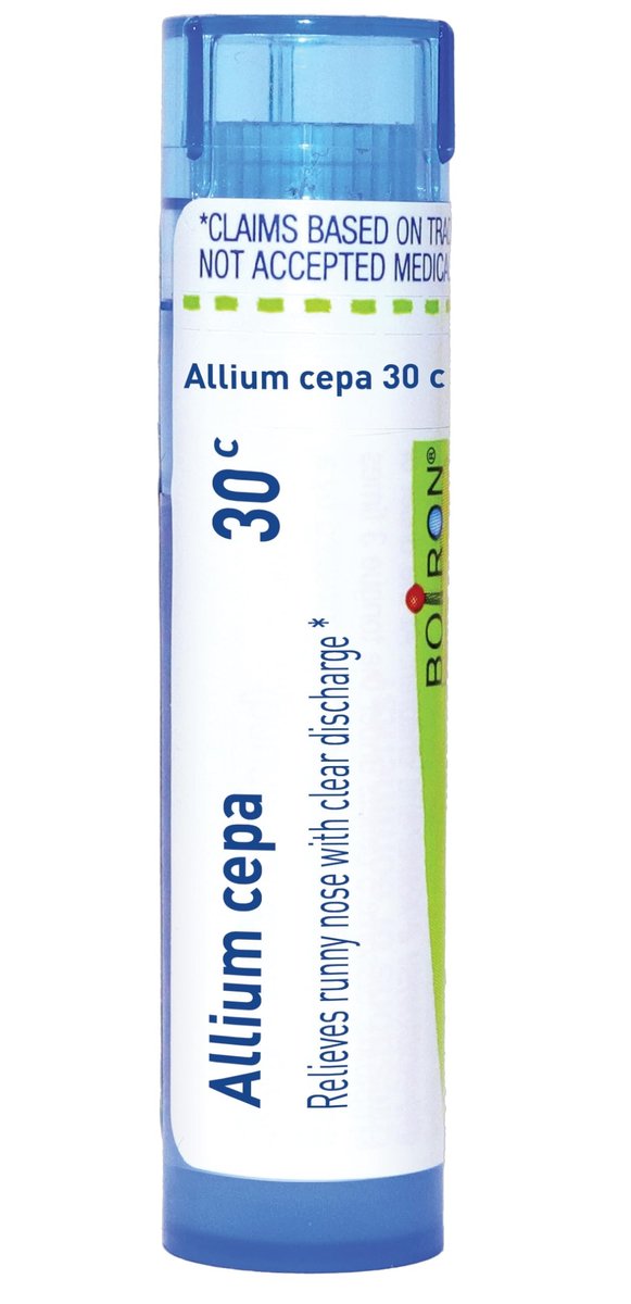 Boiron Allium Cepa 30C Homöopathisches Mittel bei laufender Nase – 80 Kügelchen