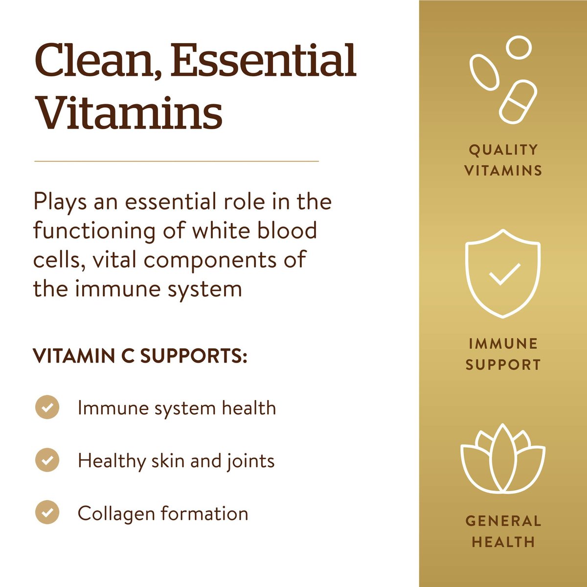 Solgar Vitamin C 1000 mg, 90 Tabletten – Antioxidans & Immununterstützung, gesunde Haut & Gelenke – mit Bioflavonoiden – Non-GMO, vegan, glutenfrei, koscher – 90 Portionen