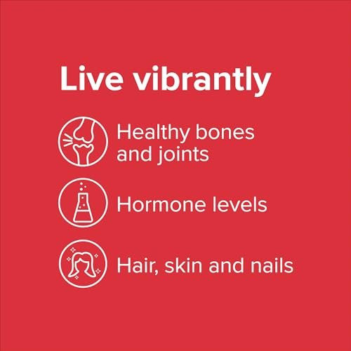 Vibrant Health Super Natural Boron – Unterstützung für gesunde Gelenke, Hormonspiegel und Bindegewebe mit Calciumfructoborat und Brokkolipulver, glutenfrei, vegetarisch, nicht gentechnisch verändert, 60 Kapseln