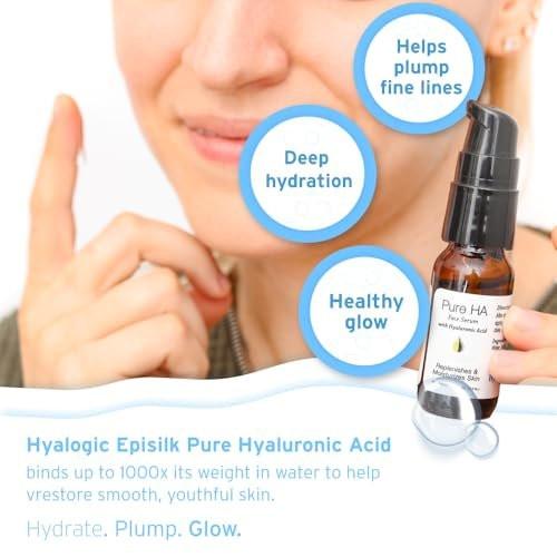 Hyalogic Episilk Pure HA Gesichtsserum – Feuchtigkeitsspendendes Hyaluronsäure-Serum für weiche, hydratisierte Haut – 30 ml