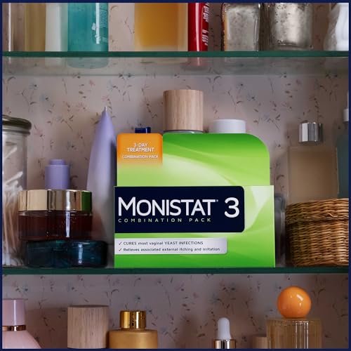 Monistat 3-Tage-Pilzbehandlung für Frauen – Miconazol-Creme, 3 vorgefüllte Applikatoren