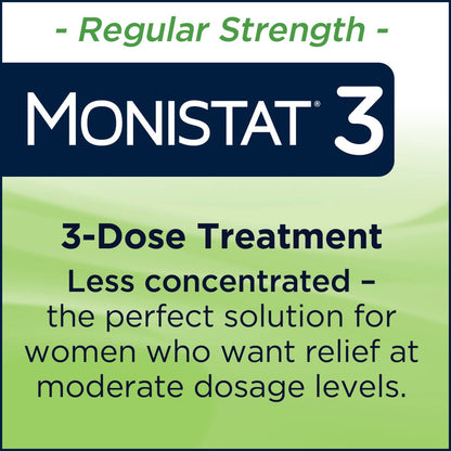 Monistat 3-Tage-Pilzbehandlung für Frauen – Miconazol-Creme, 3 vorgefüllte Applikatoren