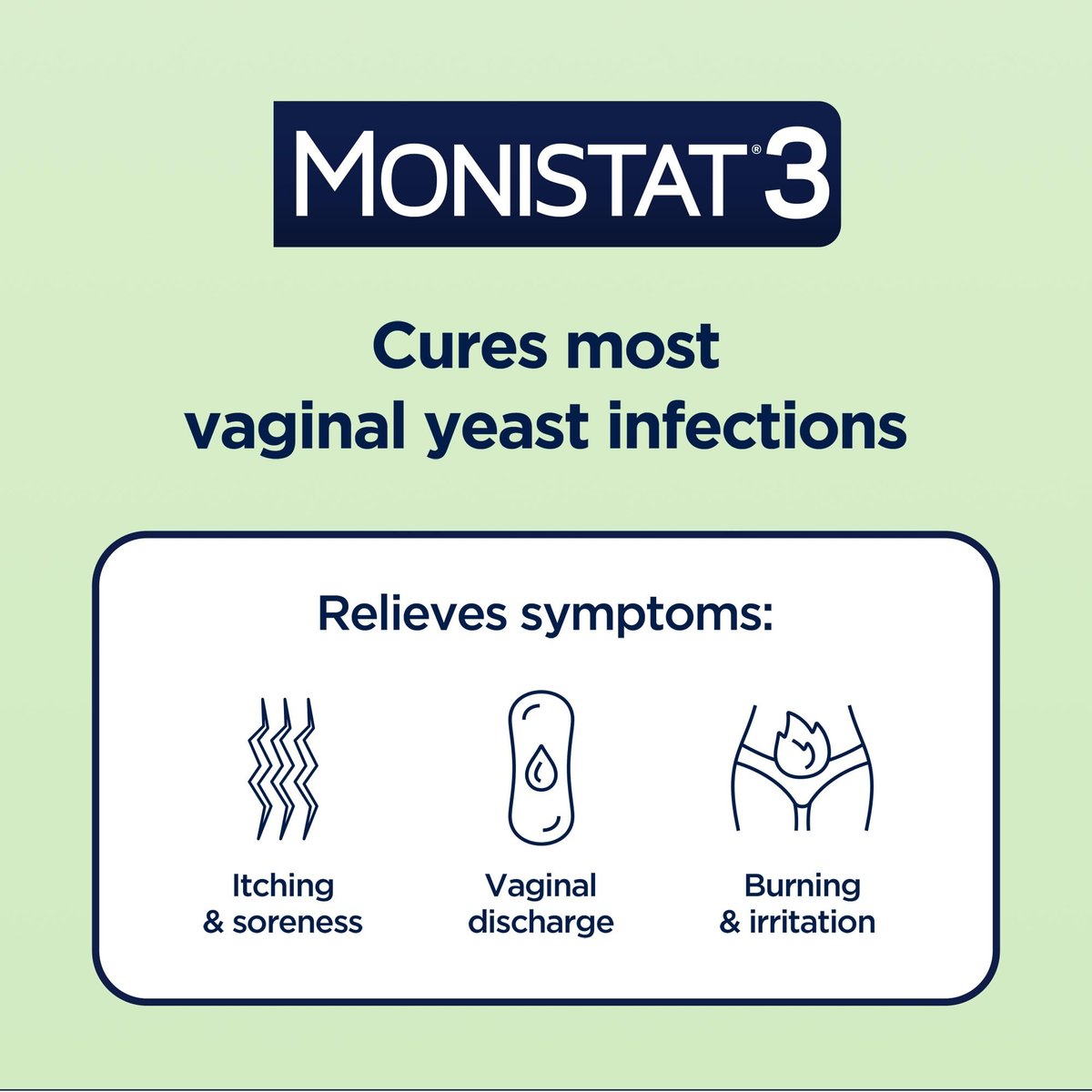 Monistat 3-Tage Vaginalcreme & Zäpfchen gegen Scheidenpilz, 3 Miconazol-Zäpfchen & äußerliche Juckreiz-Linderungscreme (9g Tube) Kombipackung