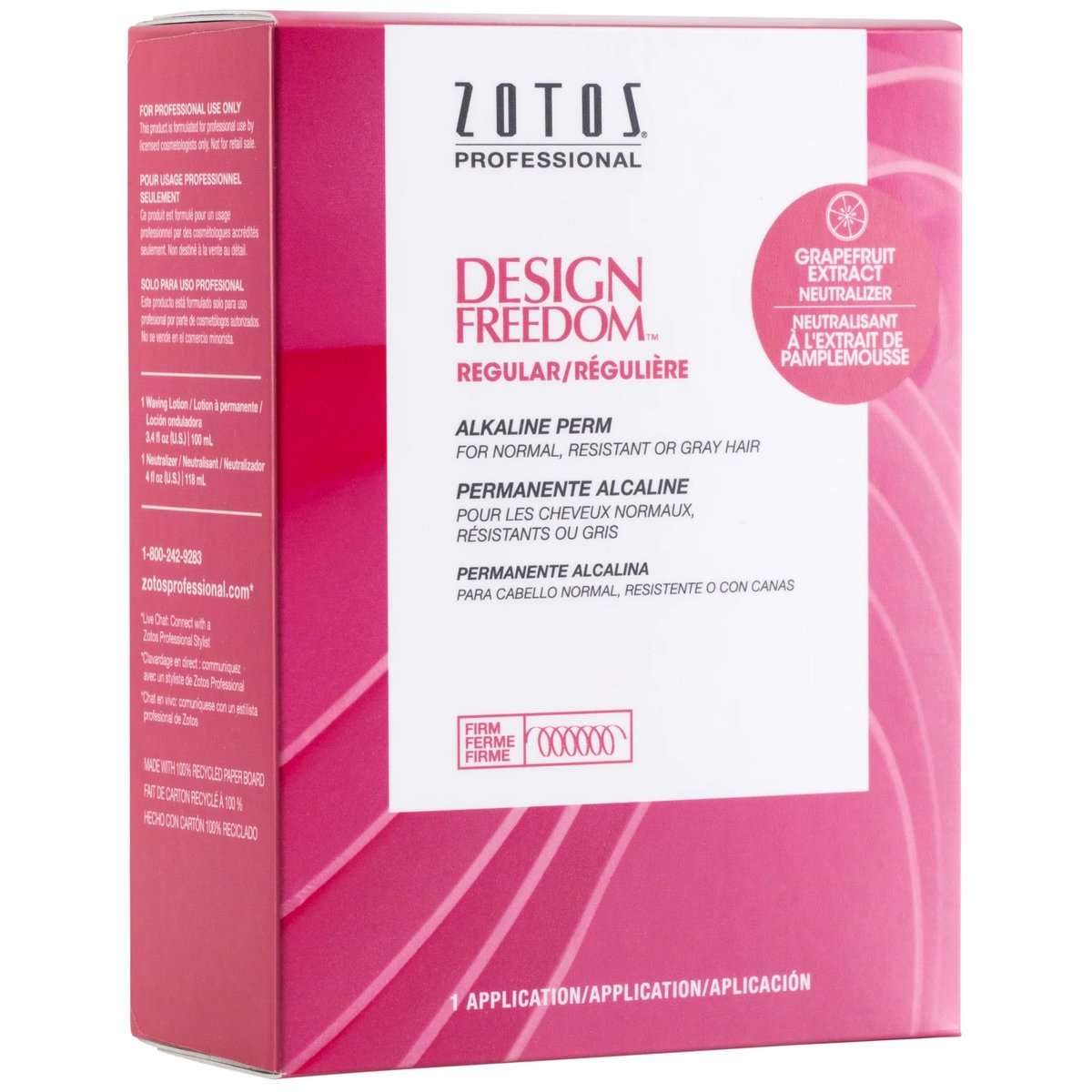 Zotos Design Freedom Regular Dauerwelle für zu Hause – 1 Packung