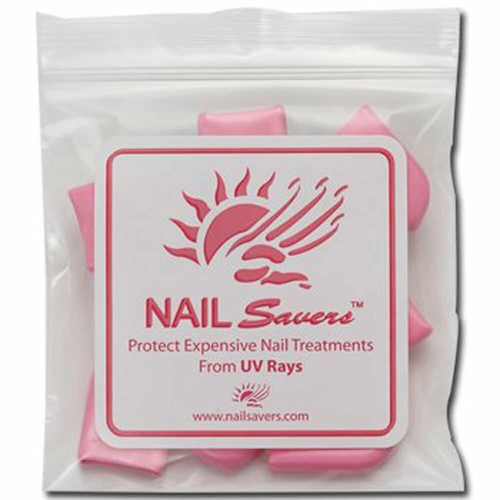 NAIL SAVERS Einzelbeutel (Enthält 10 Fingerspitzen) – Schützt Nägel vor UV-Strahlen aus Sonnenbänken