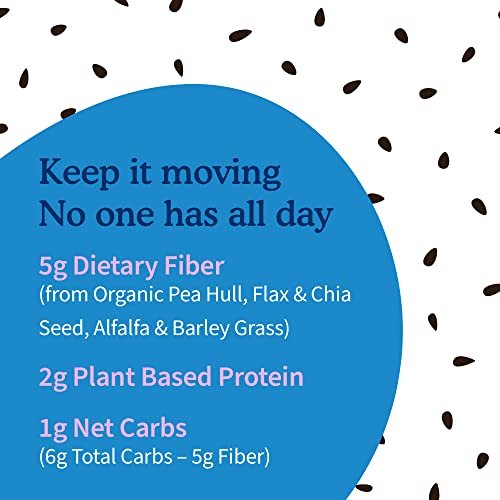 Garden of Life Bioaktive Faserpulver ungesüßt – Detox-Mischung mit Chia, Luzerne & Gerste für pflanzliche Reinigung & Darmgesundheit – Nicht-GVO, glutenfrei, psylliumfrei, vegan, 30 Portionen