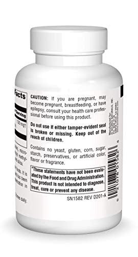 Source Naturals DMAE 351 mg - 100 Kapseln zur Unterstützung der mentalen Konzentration