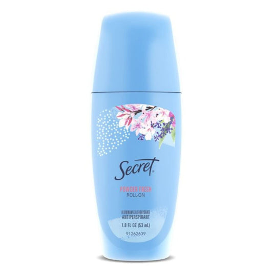Secret Original Roll-On Antiperspirant Deodorant, Powder Fresh, 1,8 oz