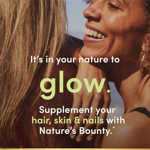 Nature's Bounty Biotin 1000 mcg – 100 Tabletten für gesundes Haar, Haut und Nägel sowie Energieunterstützung