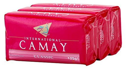 Camay Classic Seifenstücke 3er-Pack – 4,0 Unzen pro Stück, sanfte Reinigung für die tägliche Hautpflege