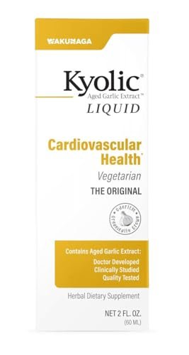 Kyolic Gealterter Knoblauch-Extrakt für die Herz-Kreislauf-Gesundheit*, Flüssig 60 ml