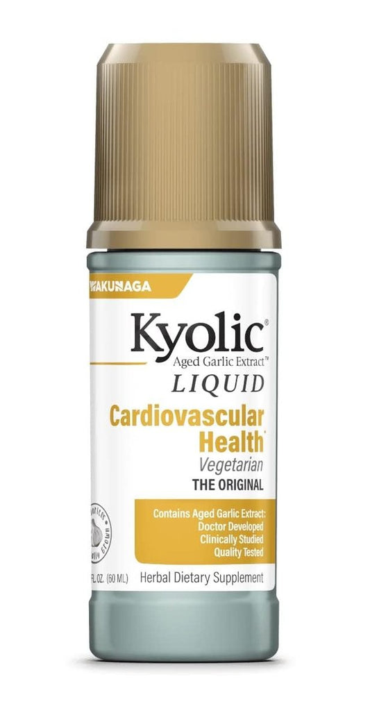 Kyolic Gealterter Knoblauch-Extrakt für die Herz-Kreislauf-Gesundheit*, Flüssig 60 ml