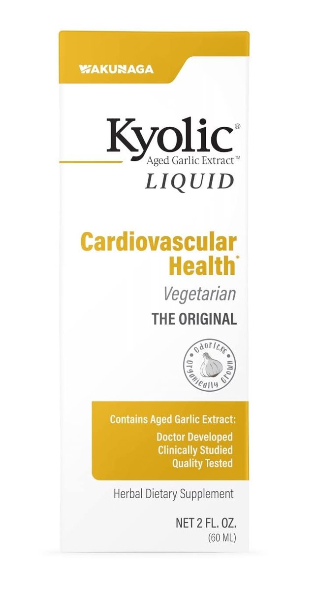 Kyolic Gealterter Knoblauch-Extrakt für die Herz-Kreislauf-Gesundheit*, Flüssig 60 ml