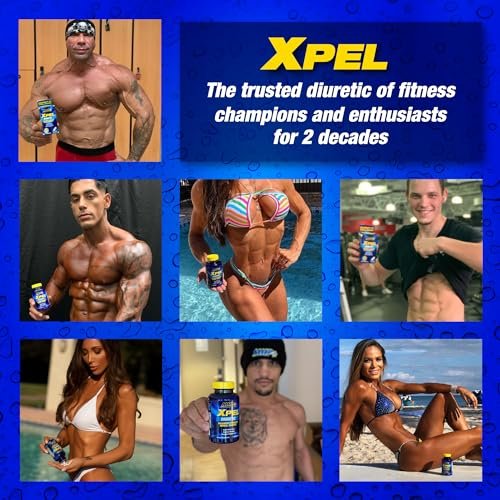 Xpel Maximum Strength Diuretic Wasserpillen – 80 Kapseln zur Entwässerung & Gewichtsunterstützung mit Vitamin B6, Kalium & Löwenzahnwurzel