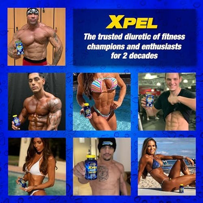 Xpel Maximum Strength Diuretic Wasserpillen – 80 Kapseln zur Entwässerung & Gewichtsunterstützung mit Vitamin B6, Kalium & Löwenzahnwurzel