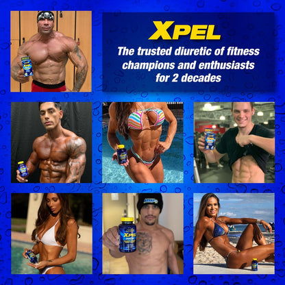 Xpel Maximum Strength Diuretic Wasserpillen – 80 Kapseln zur Entwässerung & Gewichtsunterstützung mit Vitamin B6, Kalium & Löwenzahnwurzel