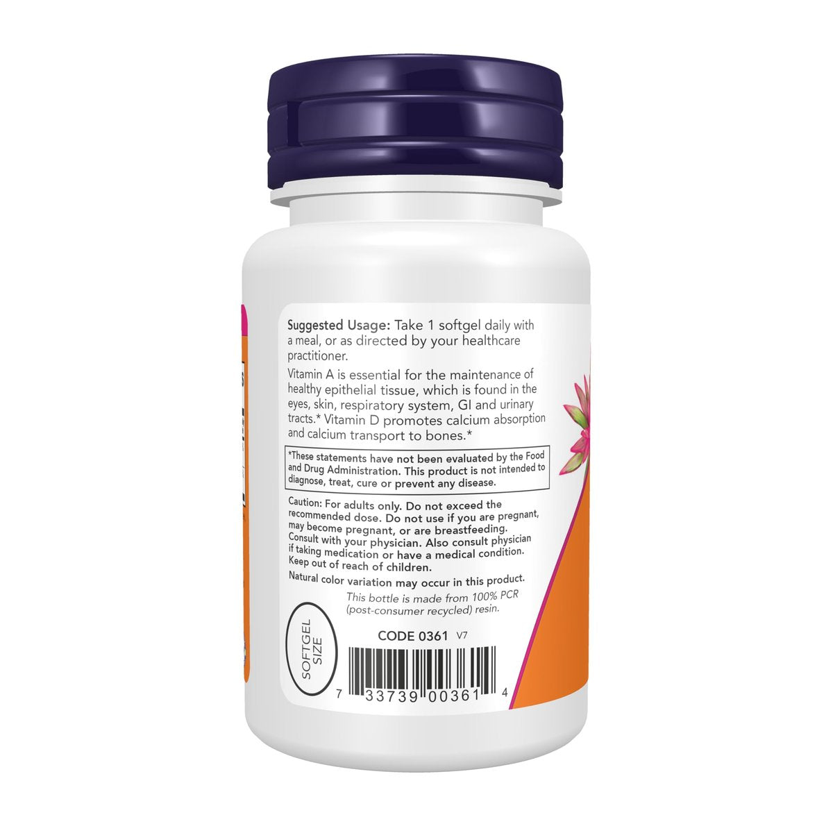 NOW Foods Vitamin A & D3 25.000/1.000 IE – 100 Softgels für Augengesundheit & essentielle Nährstoffe
