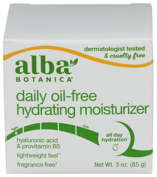 Alba Botanica Feuchtigkeitscreme mit Aloe & Grüntee, Ölfrei, 87 ml