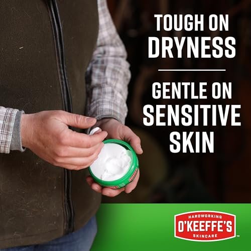 O'Keeffe's Working Hands Handcreme für extrem trockene Hände - 96 g Glas (1 Packung) - Reparierende Hautpflege für rissige, trockene Hände