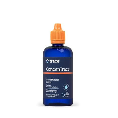 Trace Minerals ConcenTrace Spurenelement-Tropfen | Unterstützt Energie, Verdauung, Knochengesundheit & Hydration | 70+ ionische Spurenelemente mit Magnesium, Chlorid & Kalium | Keto, vegan & ohne Gentechnik | 118 ml (4 Fl Oz)