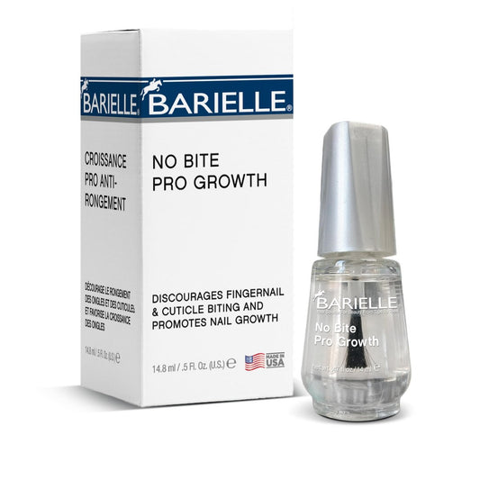 Barielle No Bite Pro Growth – Nagelbeißen stoppen & Nagelwachstum fördern, 0,5 Unzen – klare Nagelpflege für Erwachsene & Kinder – Hergestellt in USA