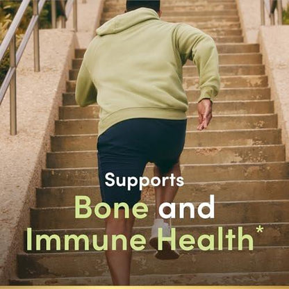 Nature's Bounty Calcium Carbonate & Vitamin D – 600 mg Calcium & 800 IU Vitamin D3, 250 Tabletten – Unterstützt Knochen- und Immungesundheit