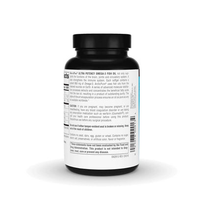 Source Naturals ArcticPure Ultra Potency 850 mg Omega-3 Fischöl – 60 Weichkapseln