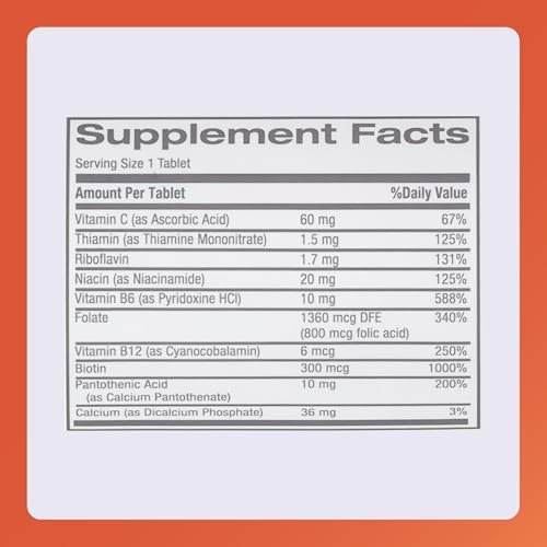 Rugby Nephro-Vite Vitamin B und C Komplex Tabletten - Nahrungsergänzungsmittel - 100 Stück (1 Packung)