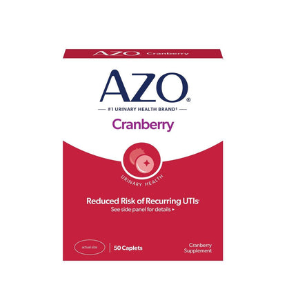 AZO Cranberry Kapseln für die Harnwegsgesundheit für Frauen und Männer, Zuckerfrei, Nicht-GVO, 50 Kapseln