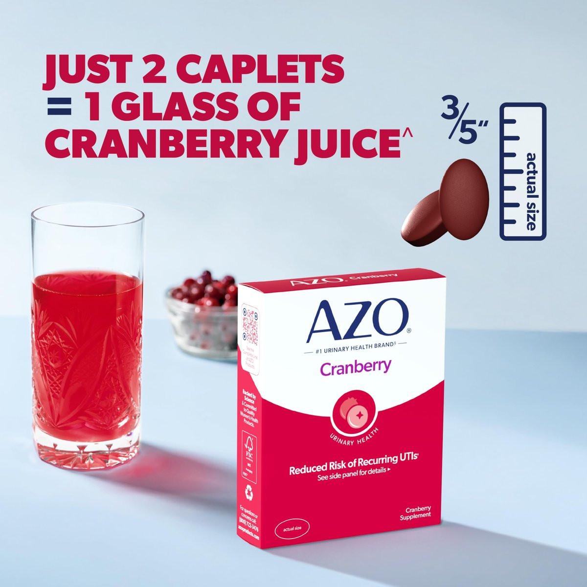 AZO Cranberry Kapseln für die Harnwegsgesundheit für Frauen und Männer, Zuckerfrei, Nicht-GVO, 50 Kapseln
