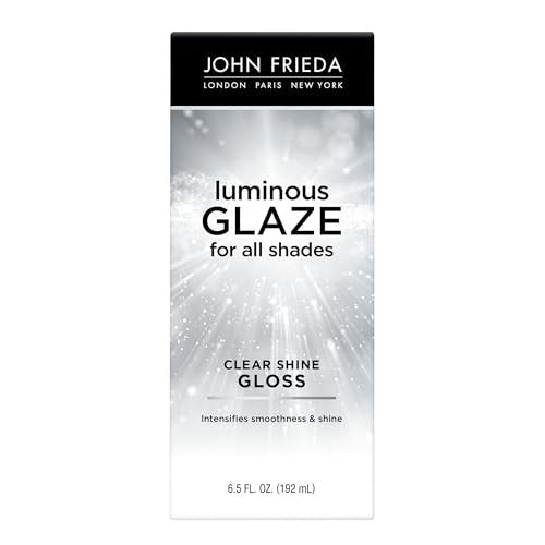 John Frieda Luminous Glaze Clear Shine Gloss – Anti-Fade & Farbschutz für coloriertes Haar, 6,5 Unzen