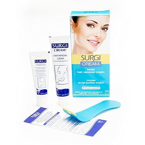 Surgiwax Gesichtshaarentfernungscreme, Haarentferner für das Gesicht, 1-Unzen-Tuben (Packung mit 3)