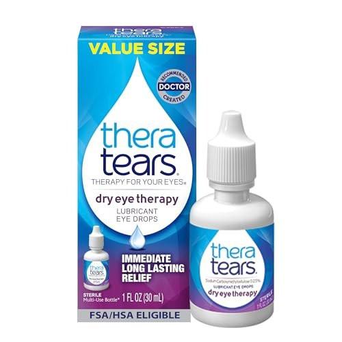 TheraTears Trockene-Augen-Augentropfen für trockene Augen, 29,6 ml