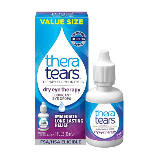 TheraTears Trockene-Augen-Augentropfen für trockene Augen, 29,6 ml
