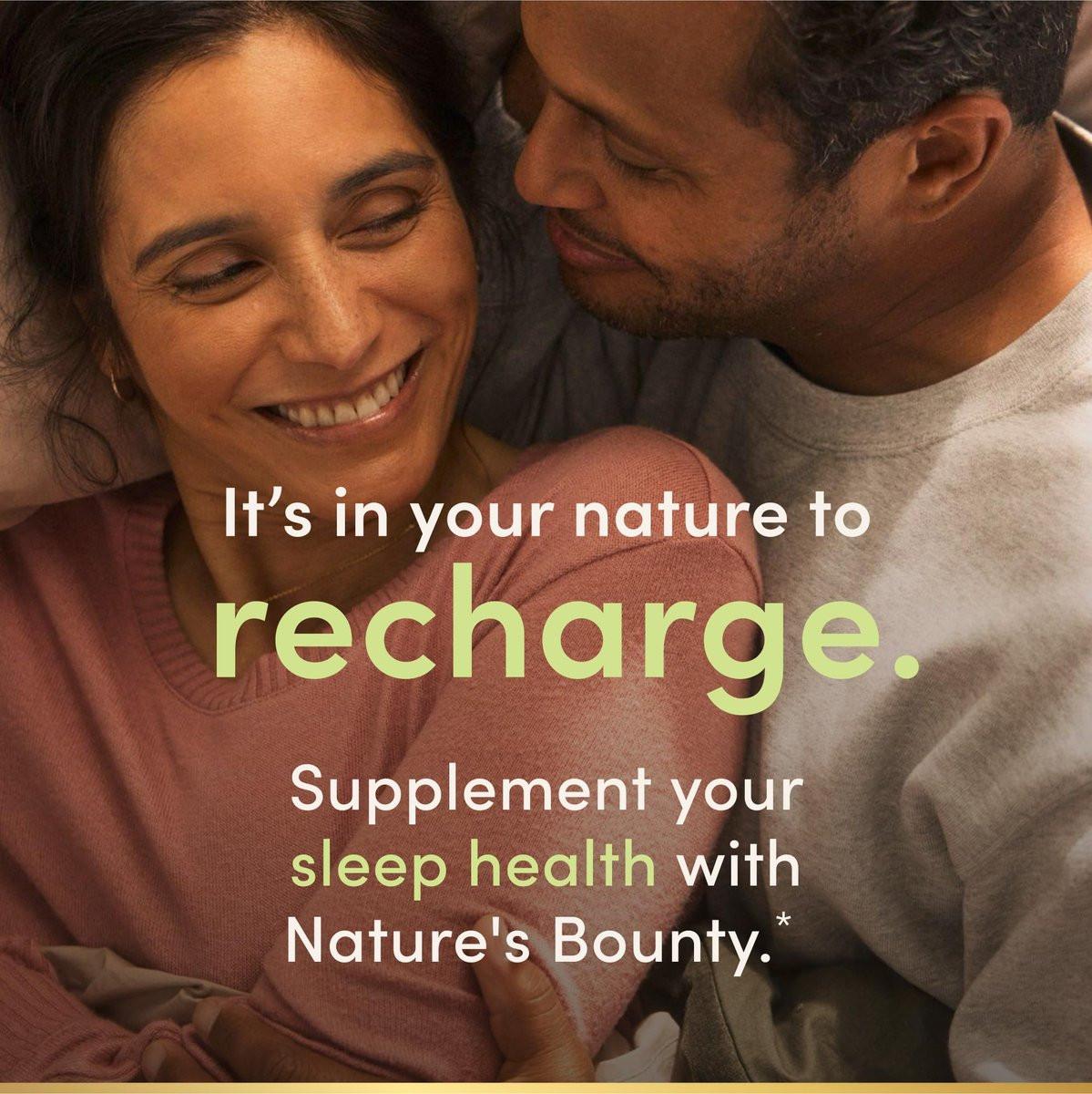Nature's Bounty Melatonin, 100% Arzneimittelfreies Schlafmittel, Fördert Entspannung und Schlafgesundheit, 1mg, 180 Tabletten