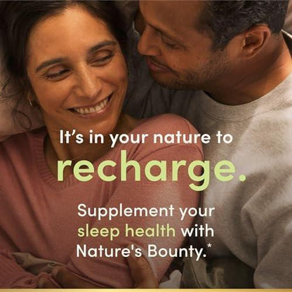 Nature's Bounty Melatonin, 100% Arzneimittelfreies Schlafmittel, Fördert Entspannung und Schlafgesundheit, 1mg, 180 Tabletten