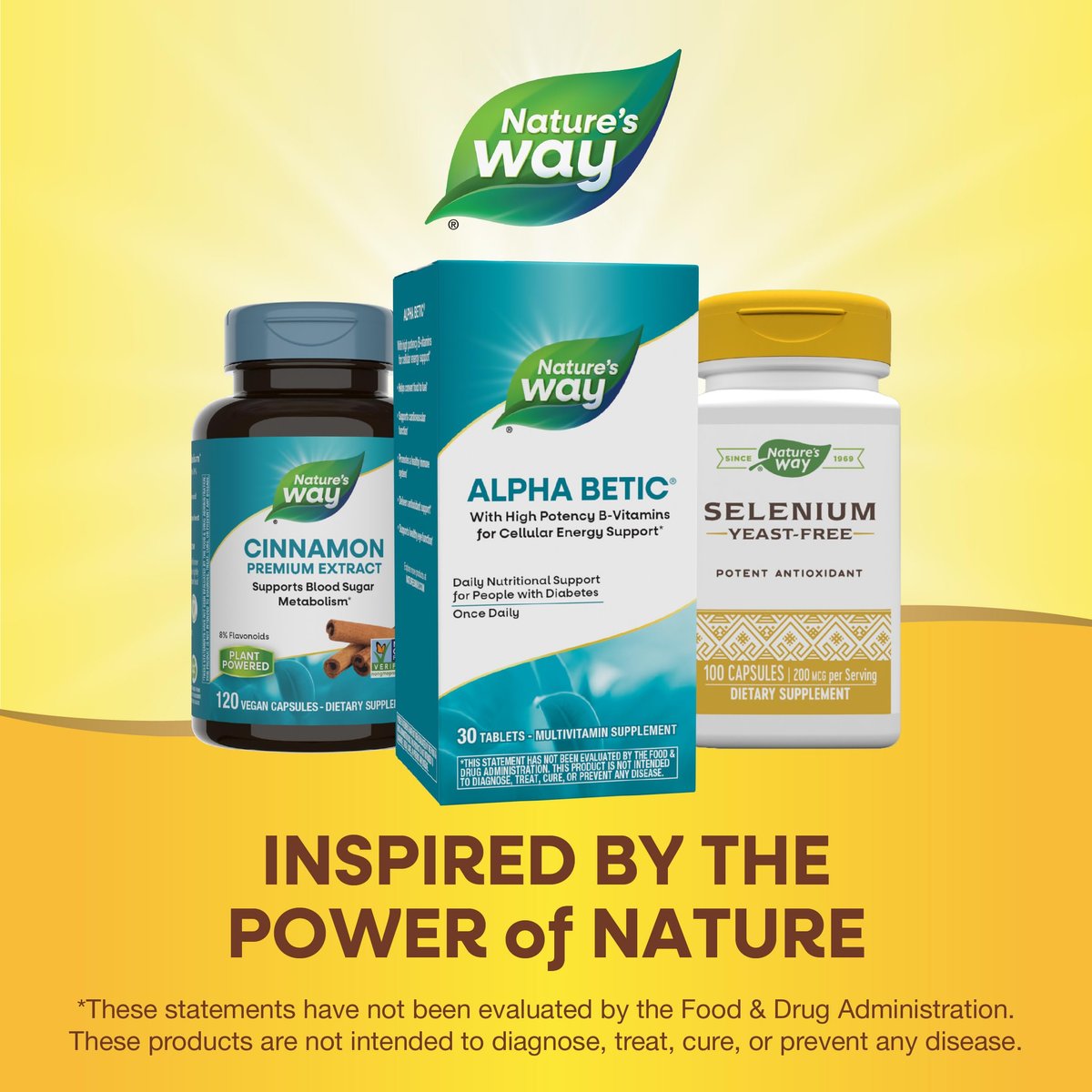 Nature's Way alpha betic Diabetiker Multivitamin – Tägliche Nährstoffunterstützung mit B-Vitaminen, Alpha-Liponsäure, Taurin, Lutein – 30 Tabletten