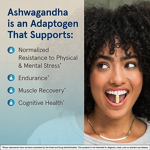 Jarrow Formulas Ashwagandha Kapseln, 300 mg, Unterstützt die normale Stressresistenz, 120 vegane Kapseln, 60 Tage Vorrat