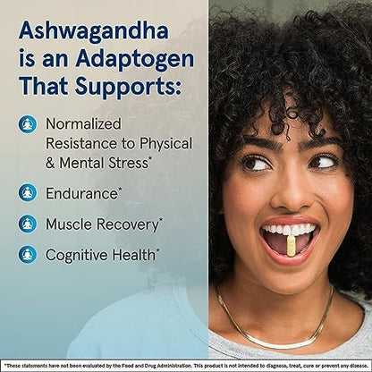 Jarrow Formulas Ashwagandha Kapseln, 300 mg, Unterstützt die normale Stressresistenz, 120 vegane Kapseln, 60 Tage Vorrat