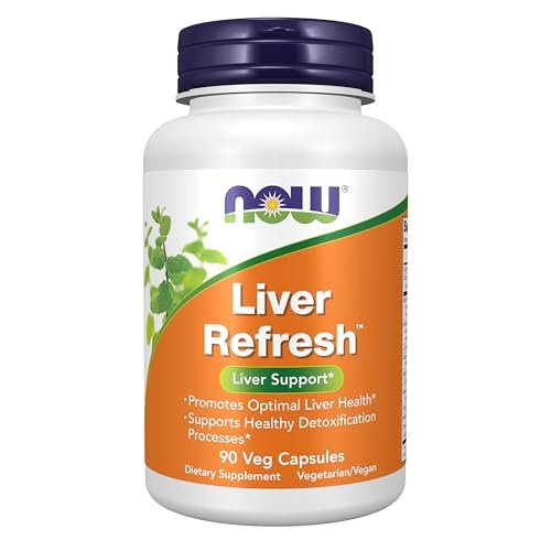 NOW Foods Leber Unterstützung™ mit Mariendistel-Extrakt und einzigartiger Kräuter-Enzym-Mischung, 90 vegane Kapseln