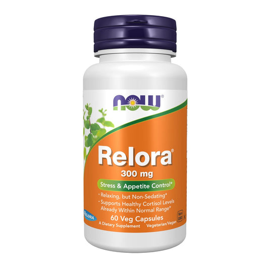 NOW Foods Relora 300 mg – Pflanzenextrakt aus Magnolia officinalis und Phellodendron amurense, 60 vegane Kapseln