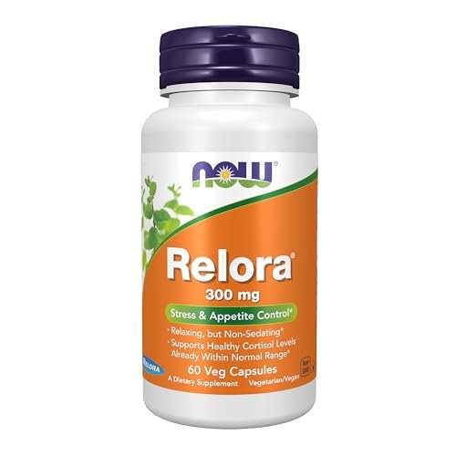 NOW Foods Relora 300 mg – Pflanzenextrakt aus Magnolia officinalis und Phellodendron amurense, 60 vegane Kapseln